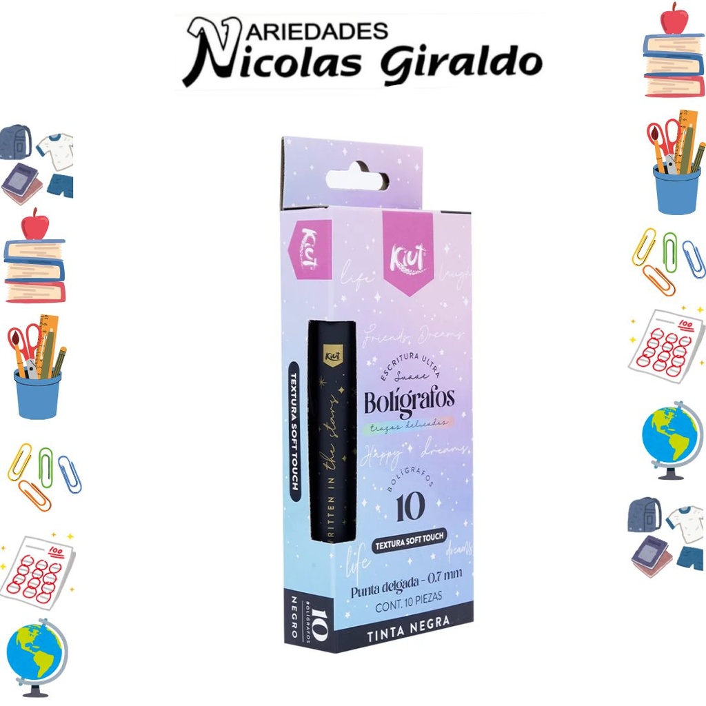 lapicero norma kiut negro x10