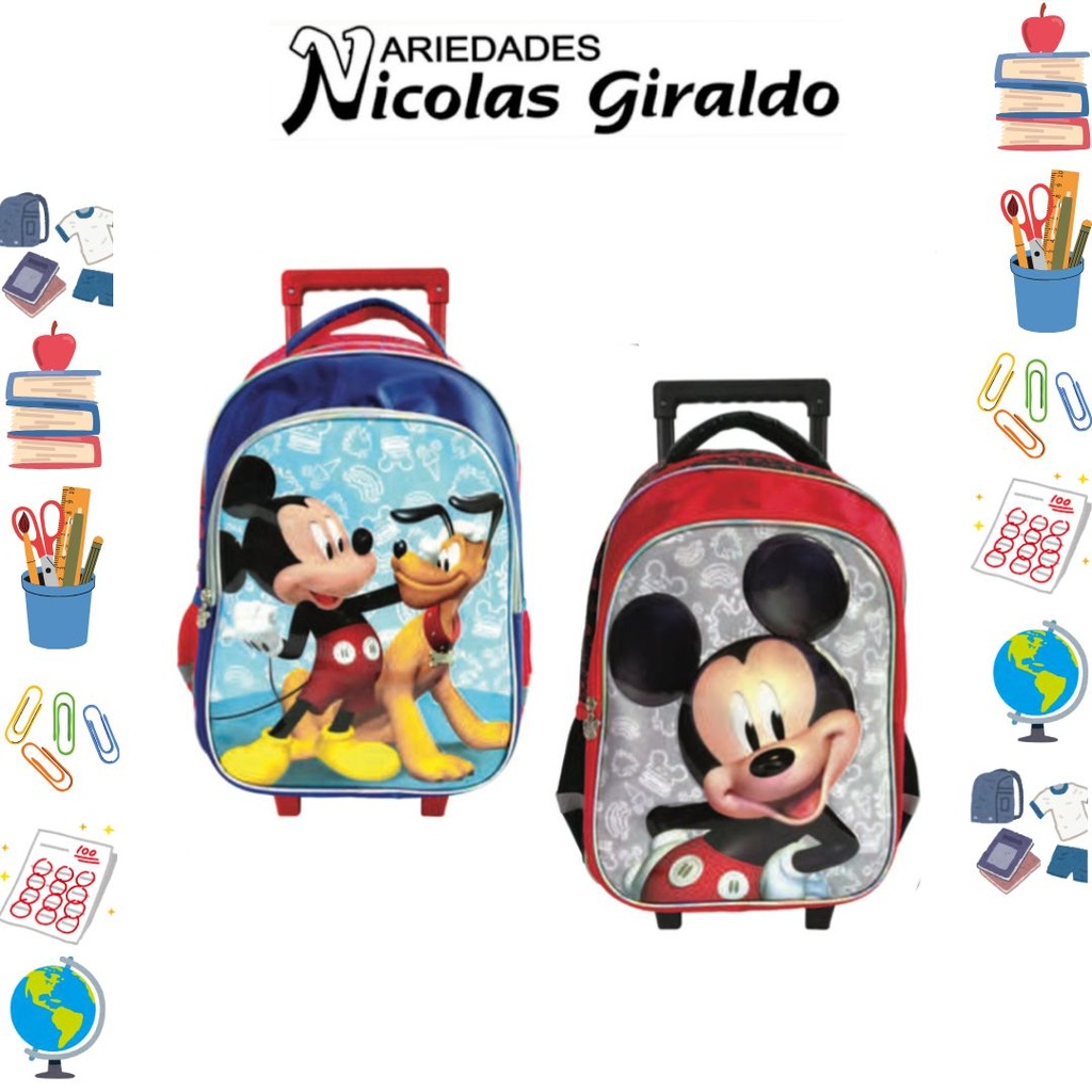 [622-018-1513] Morral prim. ruedas grande mickey