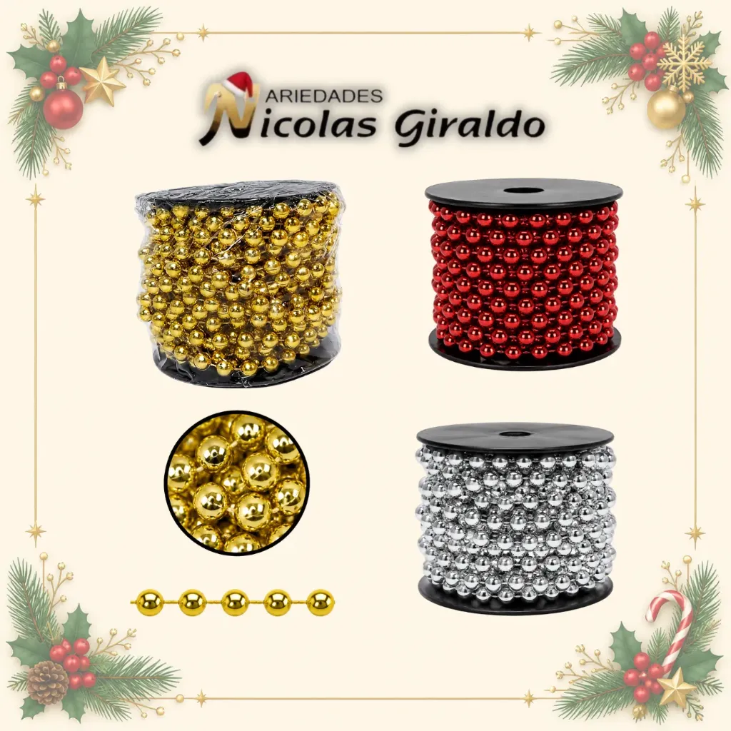 ADORNO CADENETA GRANDE 3 COLORES