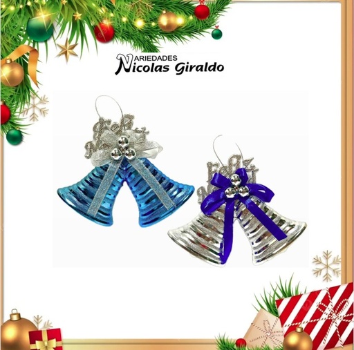 [18W253] @ADORNO CAMPANA NAVIDEÑA MINI