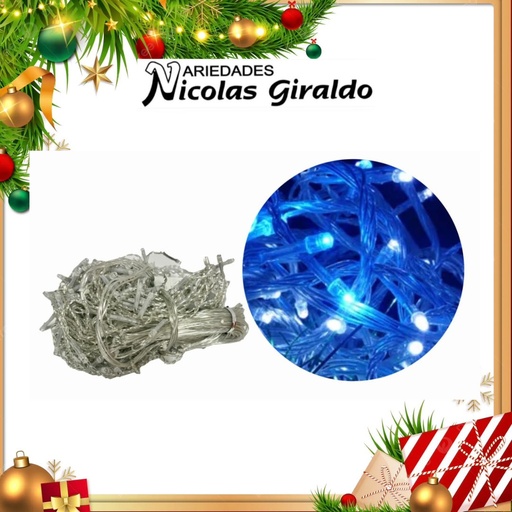 [A0002TB] @INSTALACION CORTINA 100L AZUL 3MTS CABLE TRANS