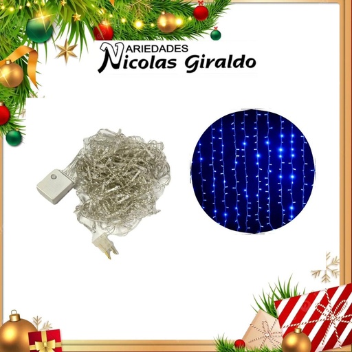 [A0004TB] @INSTALACION CORTINA 200L AZUL 6MTS CABLE TRANS