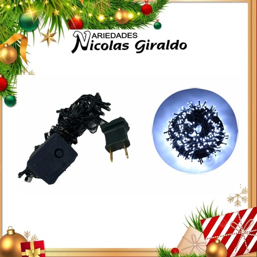 [A0322GW] @INSTALACION LED X 36L LINEAL BLANCA 3.5 MTS CABLE VERDE