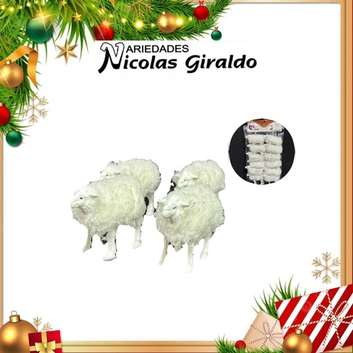 [ORQUI08] ANIMAL OVEJA PELUDA X12