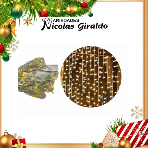 [S3948TC] @INSTALACION MALLA LED 120L 2X1 MTS CALIDA