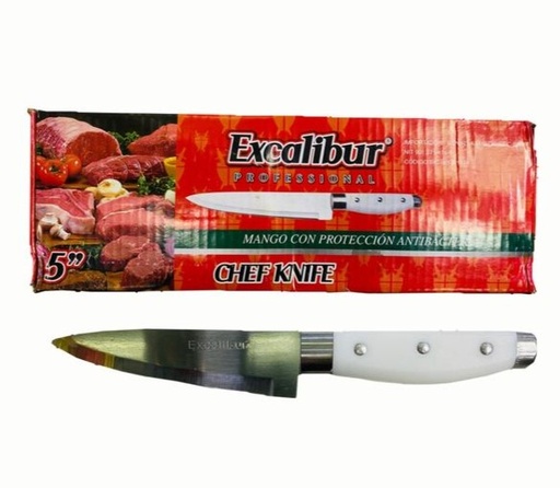[YES-1073-5] Cuchillo excalibur remache blanco #5 CAJA X12 