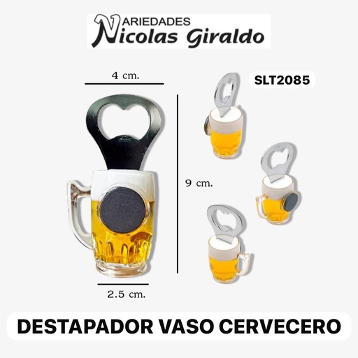 [SLT2085] @Destapador vaso cervecero