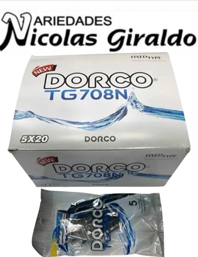 [TG708NV-5P] Dorco x5 gris caja x20 TG708PK