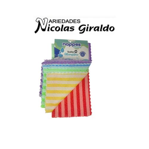 [NP107H] Limpion x5 nappes rayas