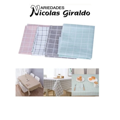 [AK3725] Mantel mesa fino cuadrado 137x137