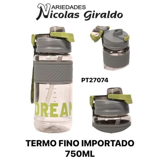 [PT27074] Termo fino importado 750ml