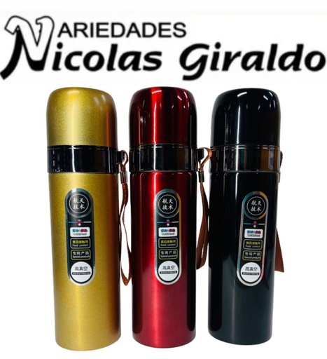 [C500-TE] Termo metalico fondo entero 500ml 