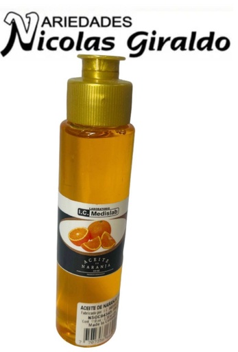 [AMNJX110] Aceite corporal medislab naranja x110