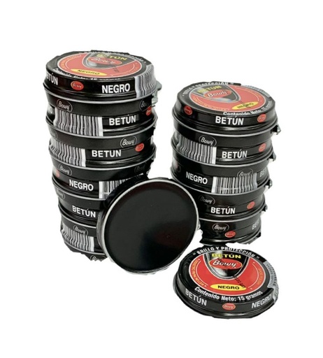 [1800010] Betun bowy #1 negro caja x12 