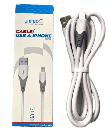 [CBL832IP] Cable usb tipo iphone 1m