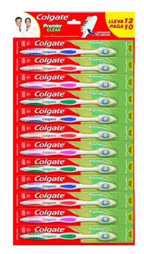 [61020085] Cepillo dental colgate sencillo tira x12