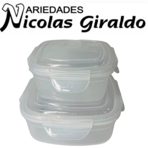 [H124] (H2202)Coca hermetica x 2 fina cuadrada beed