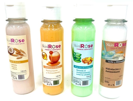 [ROSEX120] Crema corporal skin rose x120 ml