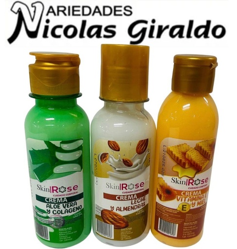 [ROSEX120] Crema corporal skin rose x120 ml