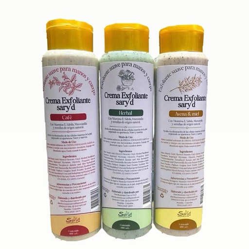 [SY54845] Crema exfoliante saryd X480ml 