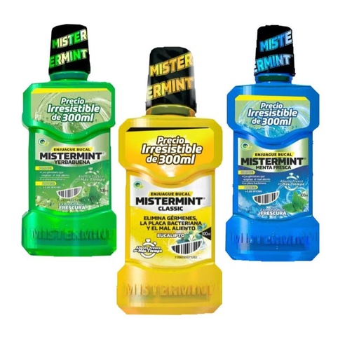 [M06] Enjuague bucal mistermint mediano