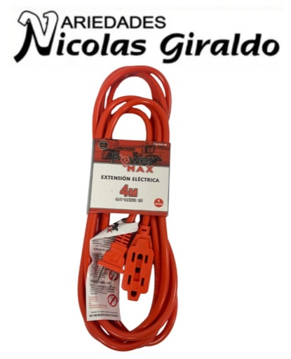 [PW-EN-4M] Extension naranja power max x4 MTS