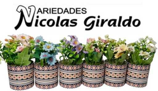 [PT26558] Matera estampada flor artificial flor