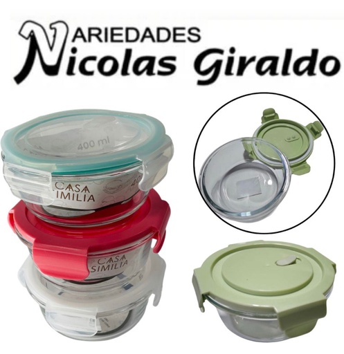 [SE2236-3] (25SW-56)Refractaria vidrio redonda REFWM03