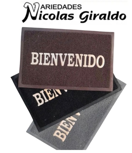 [PT13524] Tapete piso bienvenido pvc 