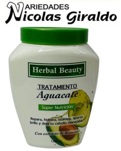 [PA-319] Tratamiento pote x1000ml aguacate