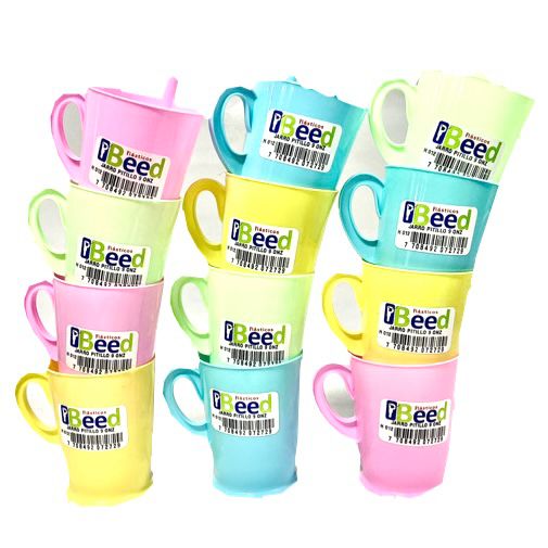 [H012-VA] Vaso pitillo bebe sencillo X1 beed PQT X12 