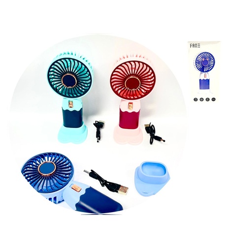 [PTQ1294] Ventilador recargable portatil pequeño