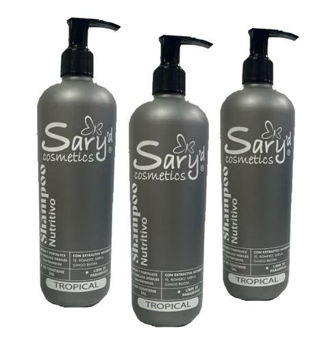 [SY54899] shampoo nutritivo saryd x500 ml plata