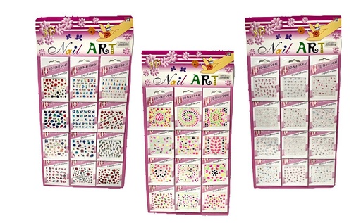 [25LCJ-112] (25LCJ-113)(25LCJ-114)Carton sticker uñas x12