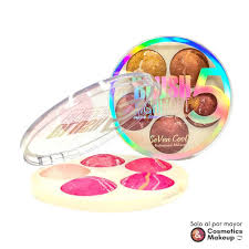 [BS-488] Rubor iluminador bonshik redondo 5 tonos