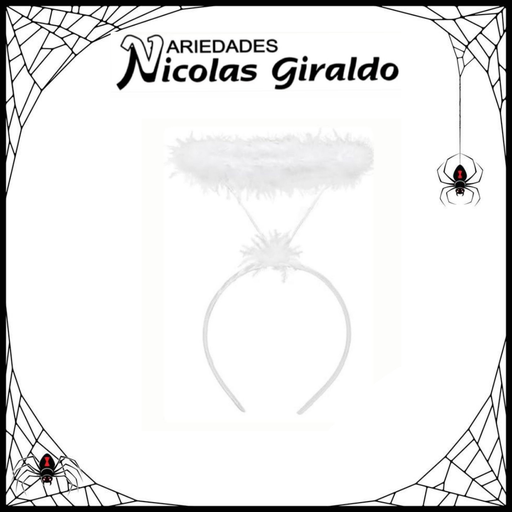 [DK147] @Diadema halloween angel blanco