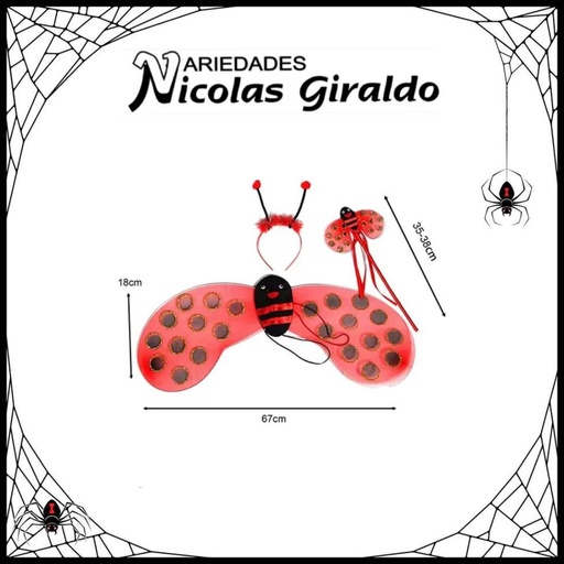 [YN-665] @kit halloween mariquita