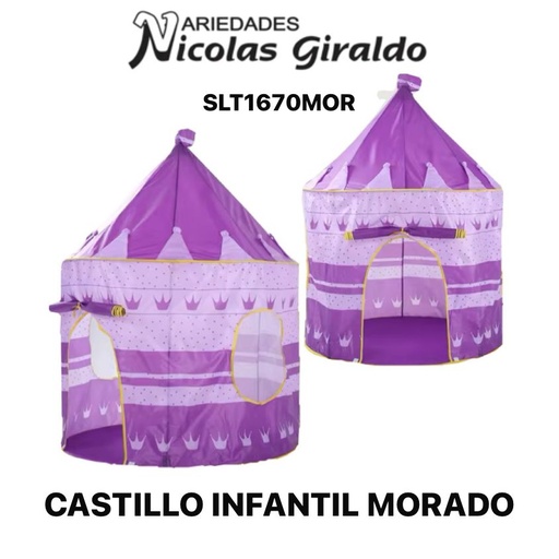 [SLT1670] @Castillo infantil morado