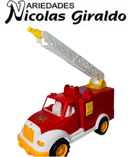 [PRJ-016] Carro bombero sonido gigante praktiplas