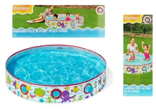 [55029] Piscina rigida pequeña 1.52m x25cm