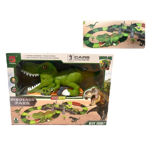 [MG40958] Pista carro dinosaurio grande x173 piezas