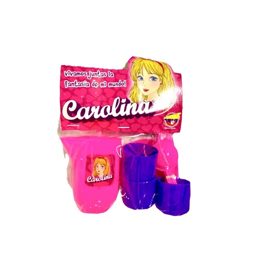 [100231] Vajilla carolina x17 piezas proyecciones