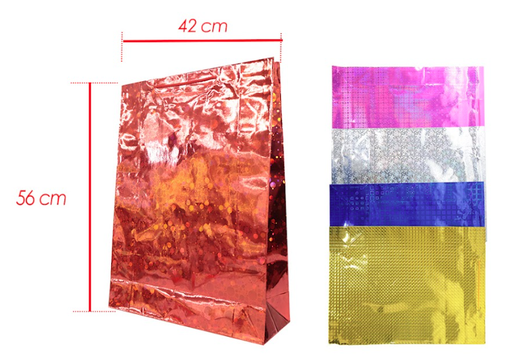 [DK-716] Bolsa regalo tornasol grande 32x45 pqtx12