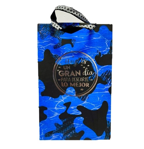 [UN0473] Bolsa regalo cariñito med vertical novedad estampada