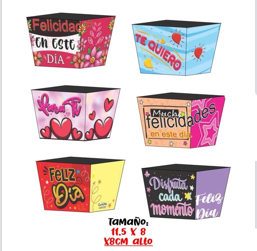 [141904] Caja ancheta mini cariñito x6