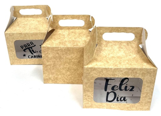 [100762] Caja lonchera mediana acetato con mensaje 15x10 pqt x6