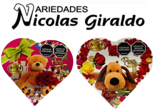 [E58-CH] Chocolate adro estuche amor