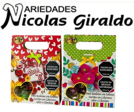 [E72-CH] Chocolate adro estuche carnival