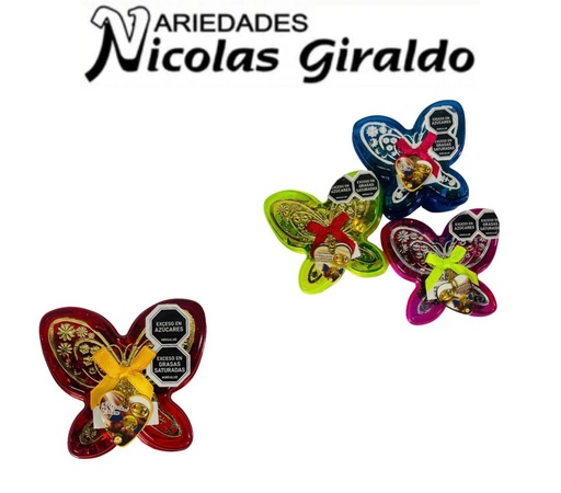 [E02-CH] Chocolate adro estuche mariposa