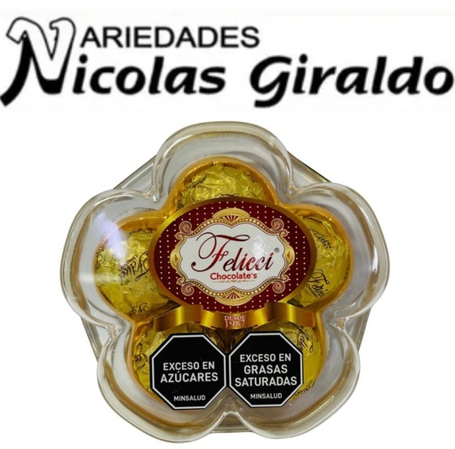 [F05] Chocolate feliccie flor x5